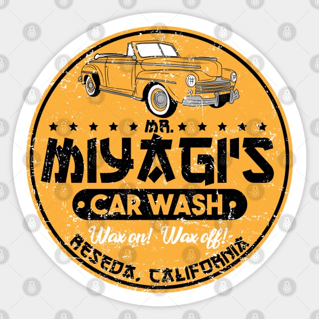 Miyagi Car Wash Sticker by SuperEdu